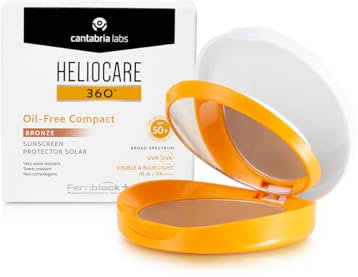 Heliocare 360° Oil Free Compact Spf 50+ Fotoprotettore compatto colorato Bronze