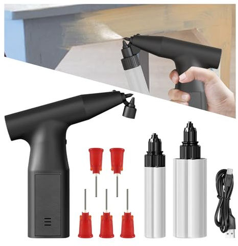 Lackeringspistol Elektrisk för billackering, reparerad, elektrisk färgsprutpistol med 3 nivåer, elektrisk spraypistol med elektrisk sprayfärg, pistol praktiskt trådlöst färgsprutsystem för bil, möbler