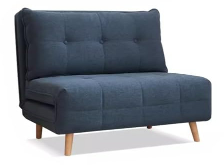 Klappbares Schlafsofa mit Memory-Schaum für Erwachsene, umwandelbarer Schlafsessel mit verstellbarer Rückenlehne, kleine Couch für Hausgäste