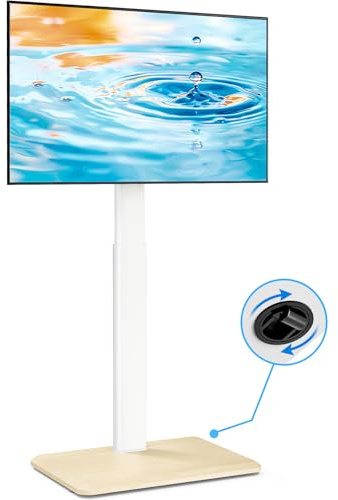 5Rcom Soporte TV con Ruedas Ocultas para Televisores de 24-55 Pulgadas