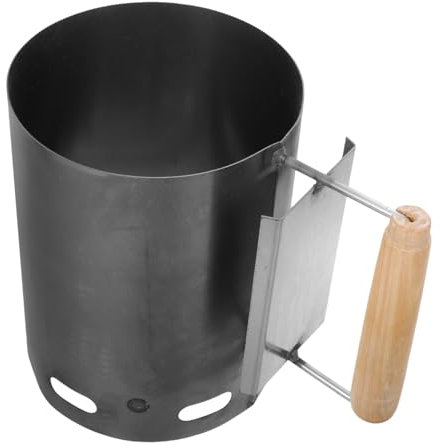 YARNOW Portable Chimney Starter Insulated Handle for Bbq Outdoor Camping Stove Lighter