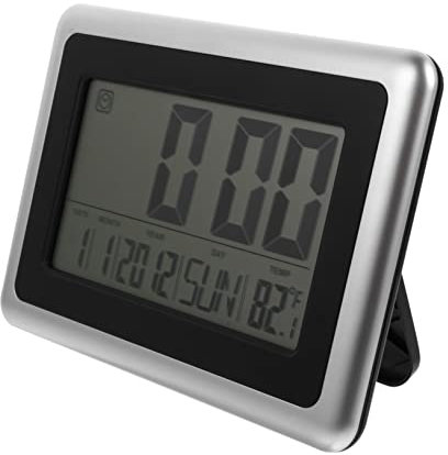 KAILIKETIY Reloj Electrónico LCD Alarma Reloj Digital Perpetuo para Escritorio Sin Pilas para Dormitorio y Cocina