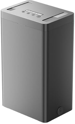 Rersduyt Metal Timed Lock Box,Mobile Phone Lock Box with Timer, Lock Container Self-Controlled Time Release Safety Locker(Black)