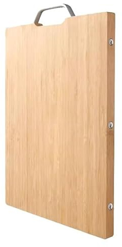 AYCDL Tabla De Cortar Reversible De Bambú para Cocina, Ideal para Picar Carne, Verduras, Frutas, Queso Y Embutidos. Varios Tamaños con Asas. Ideal para Preparar Y Ser