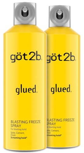 Got2b Glued Blasting Freeze Hairspray, 12 oz, Pack of 2