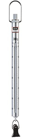 KERN KP-3396 Serie 281 Federwaage, Hellgrau/Grau, 2 kg MAX Wägebereich, 12mm Höhe, 225mm Breite