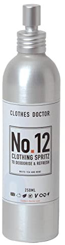 Clothing Spritz White Tea and Mint | Target Impurities, Remove Odours, Refresh Between Washes Deodorise Sportswear Activewear Shirts Outerwear T shirts | Natural Ingredients Vegan Made in Britain