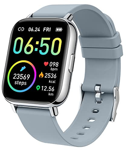 Smart Watch, Fitness Tracker 1.69 Touch Screen Fitness Watch with Heart Rate Sleep Monitor, Step Counter Smart Watch for Men Women Activity Trackers IP68 Waterproof Smartwatch Sports for iOS Android