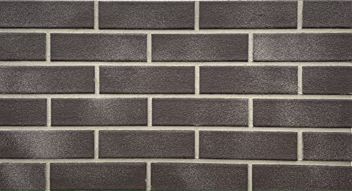 Revobric - Briques décoratives flexibles, Briques de façade souples, Parement effet brique, Matériau de décoration intérieure/extérieure - Cinder 7102 (1 m2)