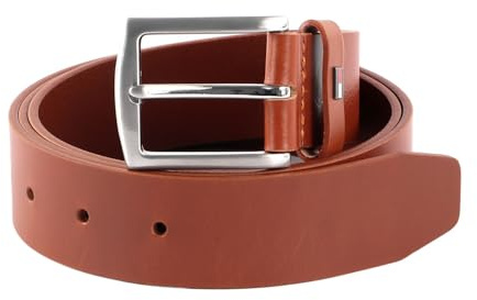 Tommy Hilfiger Herren Gürtel Denton 3.5 Ledergürtel, Braun (Cognac), 115