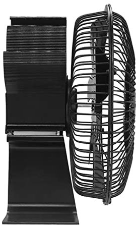 Veemoon Fireplace Fan Blades Heat Powered Fan for Log Burning Stove Wood Burner