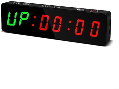 Magnetischer Sport-Timer, Fitness-Uhr, Anti-Schwindel-Anzeige, für Zuhause, Fitnessstudio, Garage, Fitness, Boxen