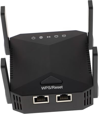 jojofuny Ripetitore Wi-fi Mbps Ghz Antenne Per Amplificatore Di Segnale Wireless Realizzato in Plastica Abs Per Resistenza e Durata