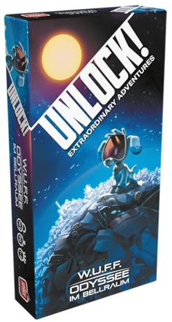 Space Cowboys, Unlock! – W.U.F.F.: Odyssee im Bellraum, Familienspiel, Rätselspiel, 1-6 Spieler, Ab 10+ Jahren, 90 Minuten, Deutsch