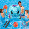 HIQE-FL Canestro da Basket da Piscina,Galleggianti gonfiabili per Piscina,Giocattolo Gioco da Lancio per Piscina Bambini Adulti,Giochi Gonfiabili per Bambini,per Bambini e Adulti