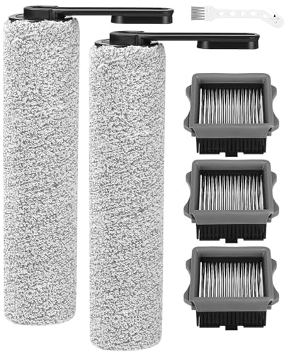 Toaren 6 Stück Zubehörset für Tineco Floor One S5/S5 Pro/S5 Pro 2/S5 Extreme Zubehör Set,Ersatzbürsten und Filter,Nass-und Trockensauger Ersatzteile(Nicht verfügbar für S5 Combo)