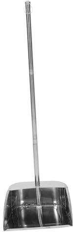 MERRYHAPY Kehrschaufel Satz Mit Langem Griff Müllschaufel Aus Edelstahl Ergonomisches Reinigungsgerät Für Zuhause
