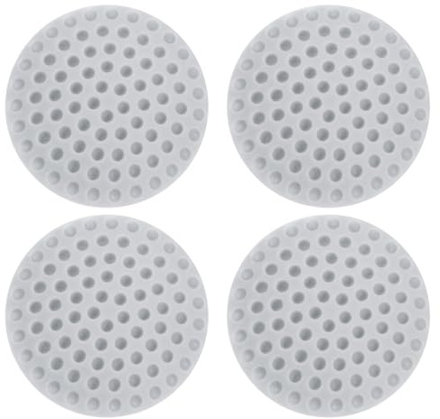 QUARKZMAN 4 Stück Türstopper Wandprotector, 50mm/2 Graue Selbstklebende Puffer PVC Türknauf Puffer Schutz für Zuhause Büro Türstop