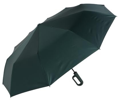 ROMISBABA Parapluie Pliant Automatique Protection La Pluie Soleil Pour Et Usage Couleur Verte