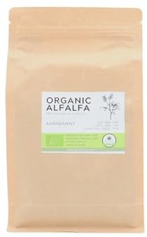 ALMICANNA: Organic Alfalfa Pellets 100% Bio 500g - Natürlicher Stickstoff Dünger und Nährstoff Booster für Cannabis - Amendment im Living Soil