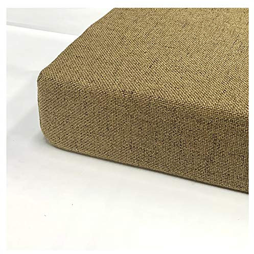 Outdoor Bench Swing Replacement Rectangular Cushion Patio Swing Seat Cushion Indoor and Outdoor Bench Cushion Porch Glider Cushion Coffee 60 x 30 x 5 cm