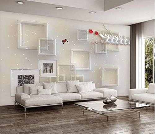 XLMING Esmalte Colorido Con Motivos Florales Reales 3D Papel Pintado Sala De Estar Sofá Dormitorio Comedor Decoración Del Hogar Pared-430cm×300cm