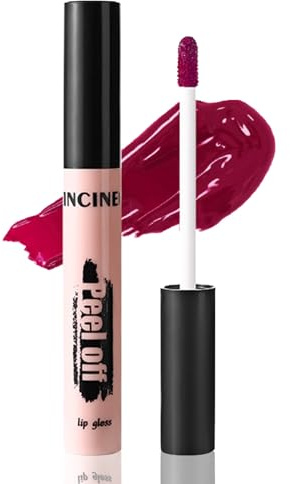 Peel Off Lip Stain, Long Lasting Waterproof Lip Tint & Lip Liner Stain, Matte Finish Highly Pigmented Dark Brown Lipstick, Tattoo Lip Colour for Women Girls, #05