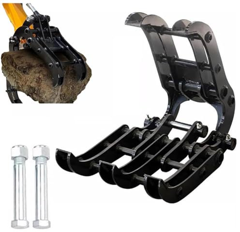 Minibagger-Holzklemme für mechanische Bagger, ideal für Felsabfertigung, Holzpflückung, Landräumung, Ramm- und Schrottaufgaben