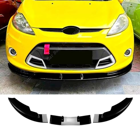 For Auto Perfectionists UK Front Splitter Spoiler Lip Wing Compatible With Ford Fiesta MK7 2012-2017