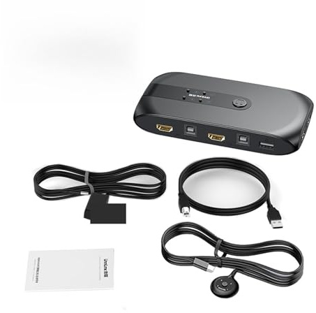 USB KVM Switch 8 Port Computer räte Teilen 1 Monitor 4 Mit Controller for Maus Tastatur Drucker U disk Nahtlose Umschaltung(4 Port)