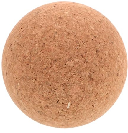 WEKAMOS Kork Massageball 70mm Durchmesser Faszien Massageball für Rücken Nacken Taille Hochdichter Yogaball Fitness Massagegerät zur Muskelentspannung und Selbstmassage