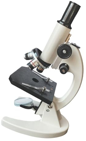 Microscopio binoculare con diapositive 40X-5000X microscopi di ingrandimento per adulti bambini scuola casa laboratorio binocolo con diapositive