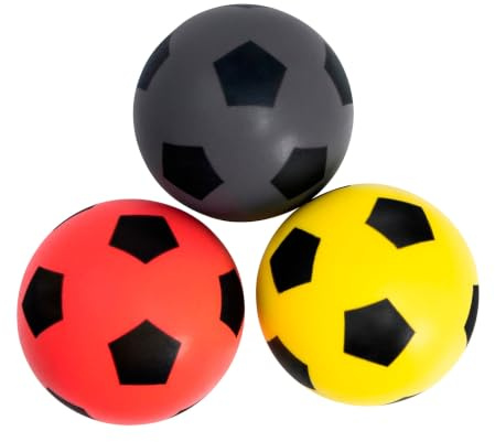 Betzold Softbälle-Set 3er-Set, Soft-Fußbälle aus Schaumstoff | Softball, Fußball, Schaumstoffball, Bewegung, Sportunterricht