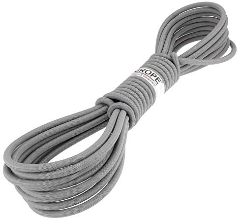 Kanirope® Gummiseil MONOSPAN PE 6mm 30m Grau Expanderseil Spann Seil Spanner Spannseil Plane
