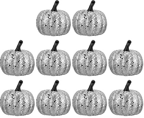 Toddmomy 10stücke Halloween Imitation Kürbisse Für Erntefeste Deko Für Zuhause Schule Garten Und Einkaufszentren Für Halloween-feiern