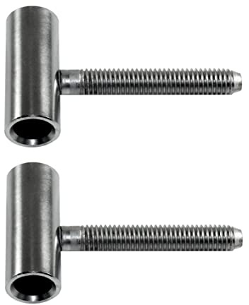 SN-TEC Türband Flügelteil Edelstahl matt V 0020 für Holzzargen, Rolle 15mm, Aufnahme 10mm (2 Stück)
