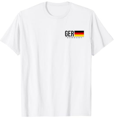 Banner mit Deutschlandflagge T-Shirt