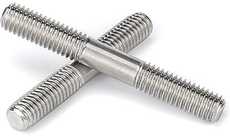 TULDYS M6 M8 M10 M12 Doppelkopf-Gewindestange 316 Edelstahl Stehbolzen Schraubenstange Zahnstange Doppelkopfschraube (Size : 150mm, Color : M10-2PCS)