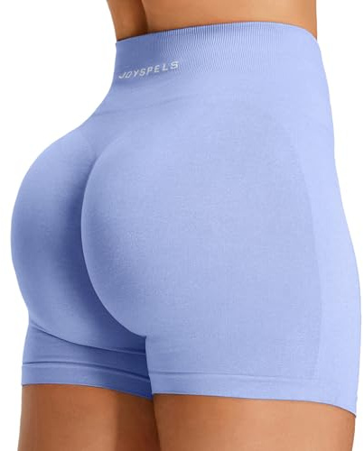 JOYSPELS Womens Seamless High Waisted Gym Shorts – Scrunch Bums Ruched Booty Shorts for Activewear, Running, Yoga, Workout