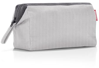 reisenthel travelcosmetic - Starke robuste und praktische Reisekosmetiktasche, Handschlaufe, wasserabweisendes Material, Couleur:Herringbone Grey