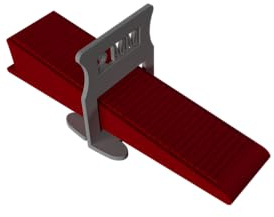 M&N Fliesen Nivelliersystem Set 1mm, 1,5mm, 2mm, 3mm Mega- Auswahl (100 Keile) - Fliesen-Verlegehilfe Werkzeug für Leien & Profi - Fliesenleger Fliesennivellierungssystem Zubehör