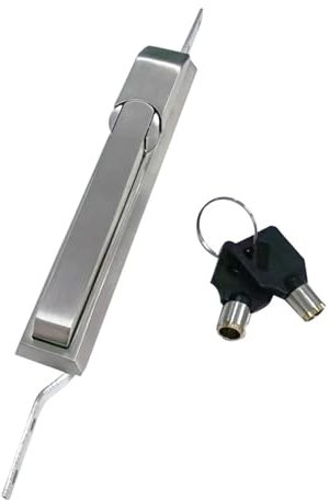 Serratura di controllo dell'asta elettrica del pannello di chiusura con asta a tre punti in acciaio inossidabile 304. Serrature della scatola di distribuzione dell'armadio di controllo di grandi dimen