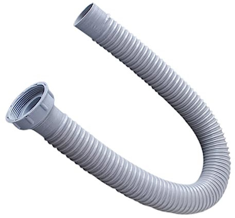 PAMINGONO 0.5m Flexibles Abflussrohr Für Waschmaschine Und Geschirrspüler Verlängerungswasserschlauch Geeignet Für Küche Badezimmer Spüle Und Waschbecken