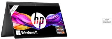 HP Envy x360 2-in-1 Laptop | 15,6 FHD OLED-Touchscreen | AMD Ryzen 7 7730U | 16 GB DDR4 RAM | 1 TB SSD | AMD Radeon Grafik | Windows 11 Home | QWERTZ | Schwarz 700 Multi Pen
