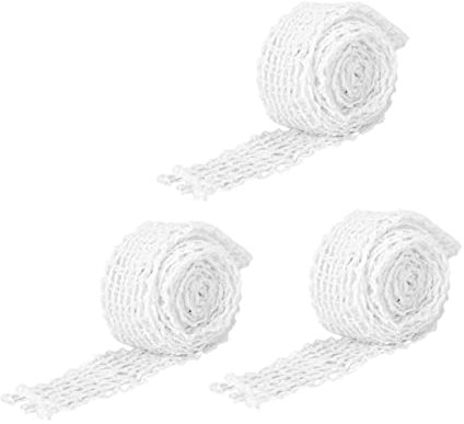 MAGICLULU Fleischnetzrolle Aus Baumwolle Elastisch Für Fleischverpackung Und Schinkenwurst 3 Stück 1m Kochwerkzeug Zum Braten Und Räuchern Sicheres Fixieren Und Geschmackserhalt
