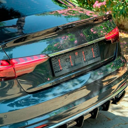 Heckspoiler kompatibel mit Audi S4/A4 S-Line/A4 B9 2015–2024 | kompatibel mit Audi A4 (B9) Limousine Facelift 2019-2024 - Schwarz glänzend