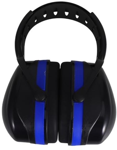 GALPADA Cuffie Antirumore Regolabili Protezione Over-ear per Studio Sonno Tiro e Industriale Paraorecchie Isolanti Comfort Blu
