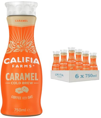 Califia Farms Oat Caramel Latte - Dairy Free, Lactose Free, Vegan (6 x 750ml)