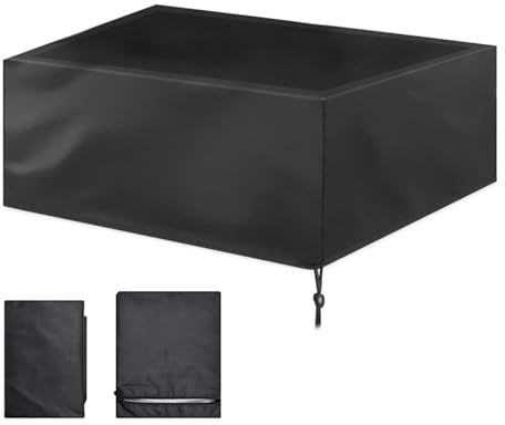 Billardtisch-Staubschutzhülle for 7/8/9 Fuß Billardtische, wasserdicht, 210D Oxford-Gewebe, mit Kordelzug Für Terrasse(225x116x82cm)
