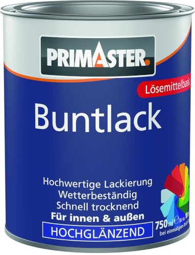 Primaster Buntlack 750 ml lichtgrau hochglänzend Lack